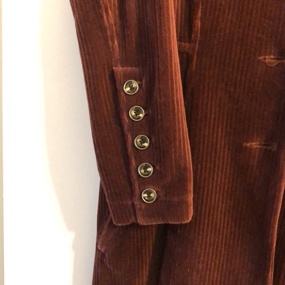 Chocolate brown XS corduroy jacket or jacket dress - Picture 6 of 8